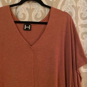 Oversized rust orange top